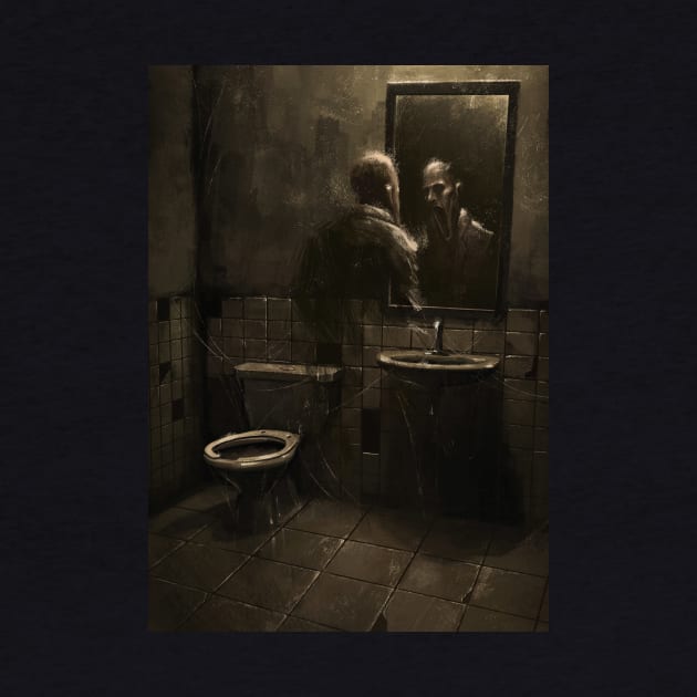 The bathroom by Danny Ingrassia Art